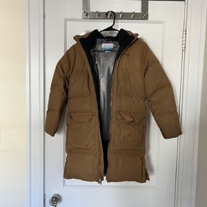 Kids Columbia long winter puffer coat